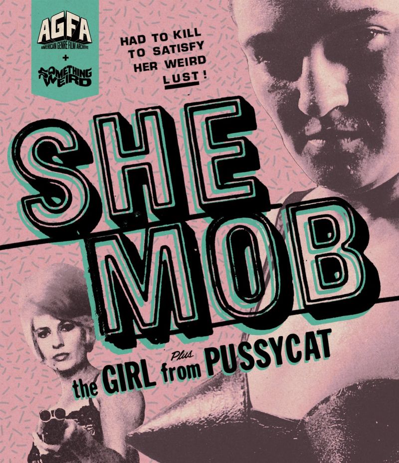 SHE MOB + THE GIRL FROM PUSSYCAT cover art