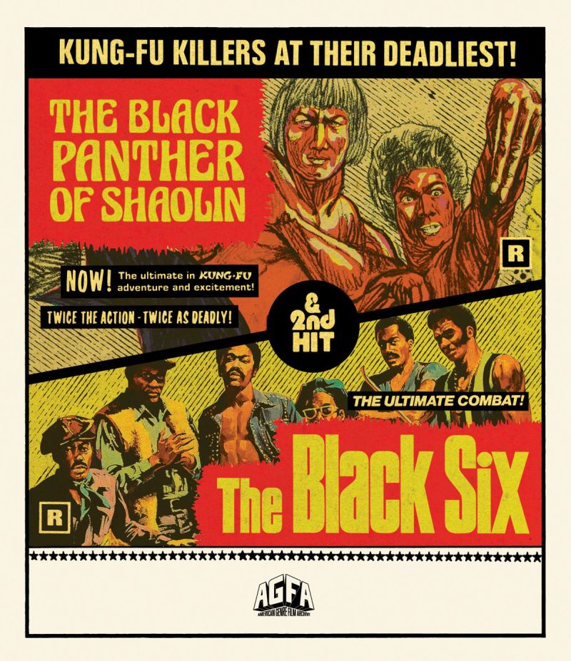 THE BLACK PANTHER OF SHAOLIN + THE BLACK SIX cover art
