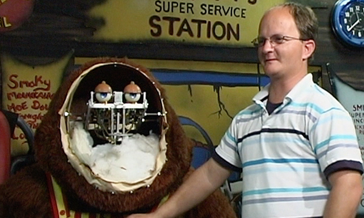 Still from THE ROCK-AFIRE EXPLOSION